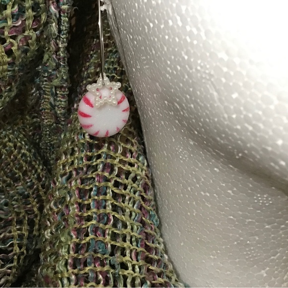 2/$10.00 Peppermint Earrings - Picture 4 of 6